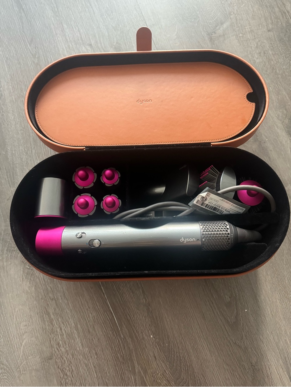Dyson Airwrap Complete Styler – Nickel/Fuchsia (with Long Barrels)